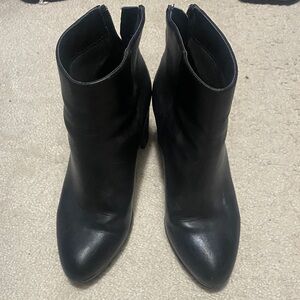 Forever 21 Sleek Black Ankle Booties
